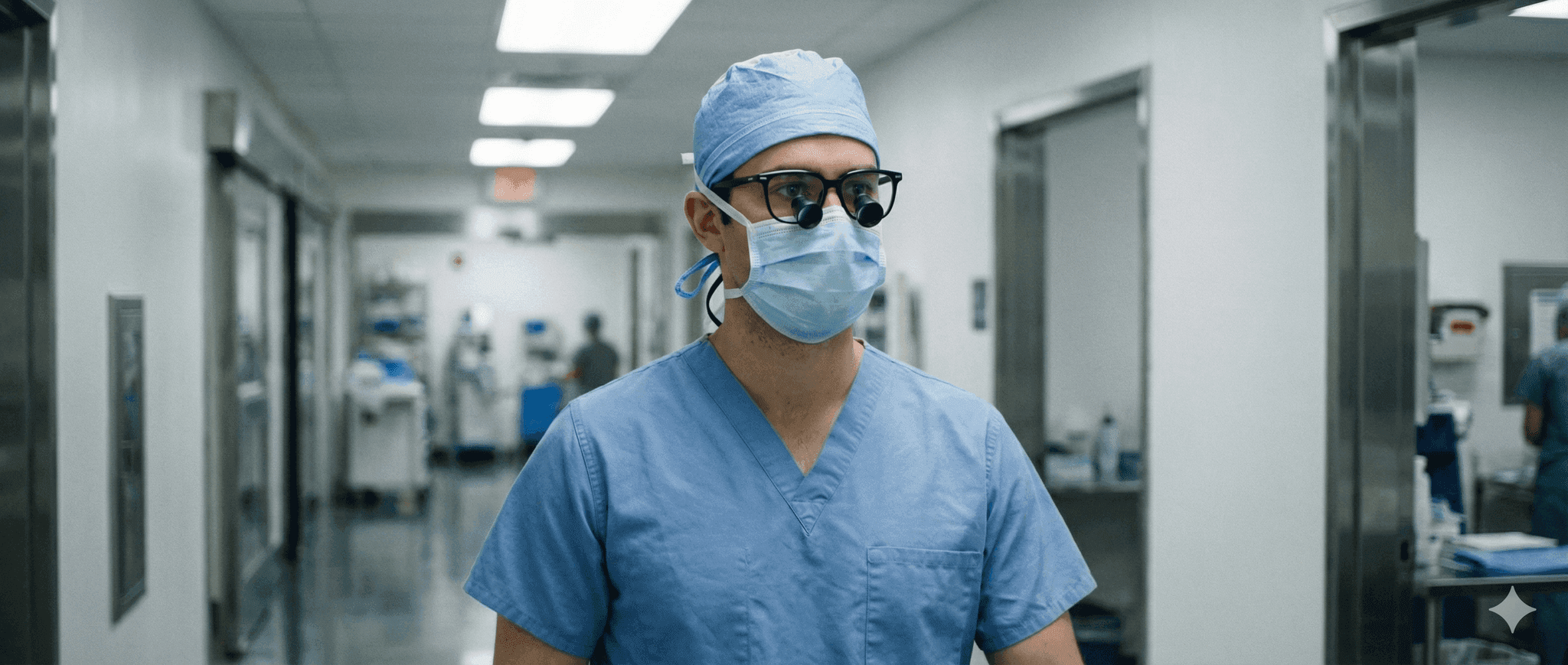 Surgeon hallway banner