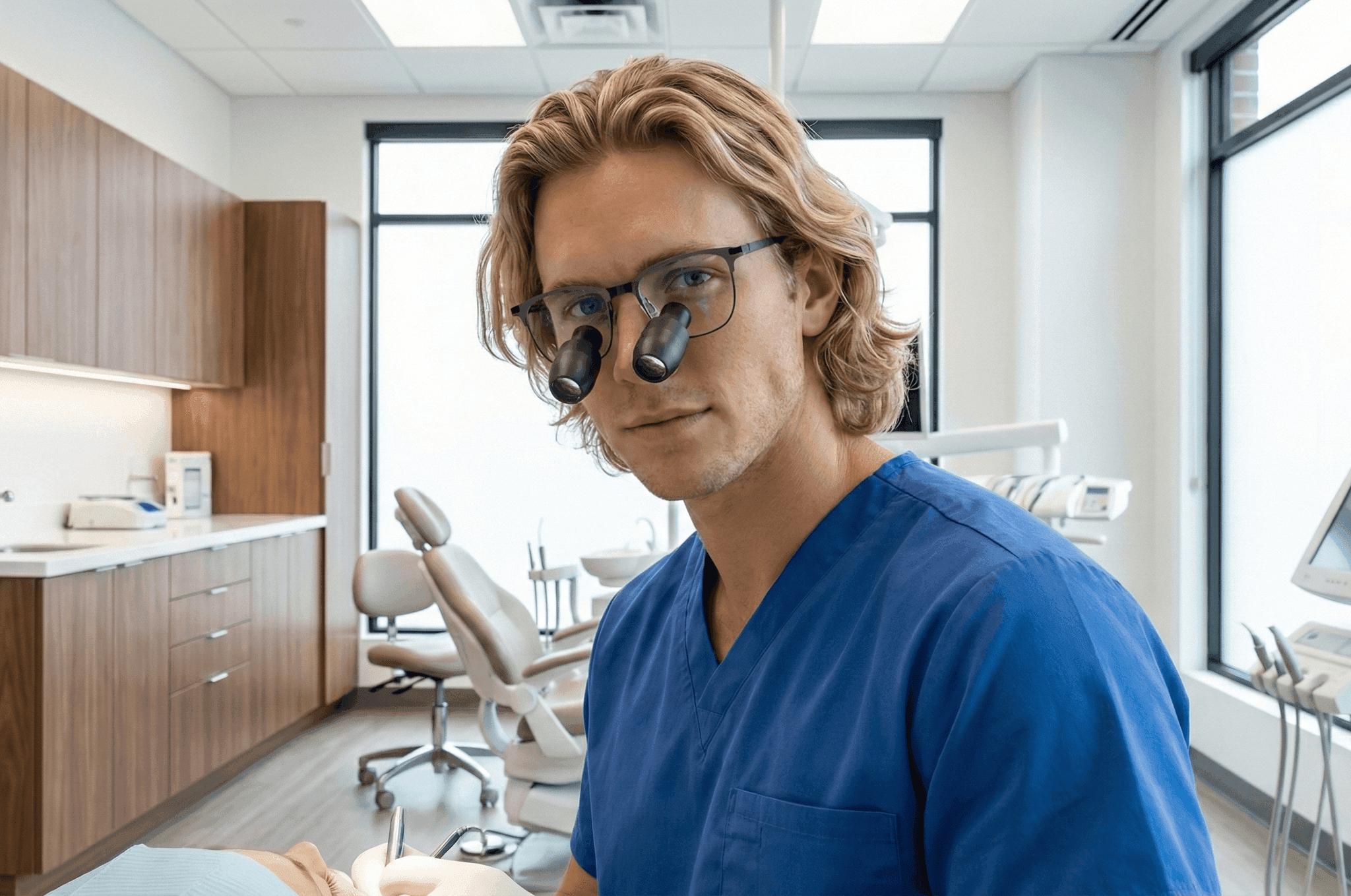 Kepler loupes on mannequin